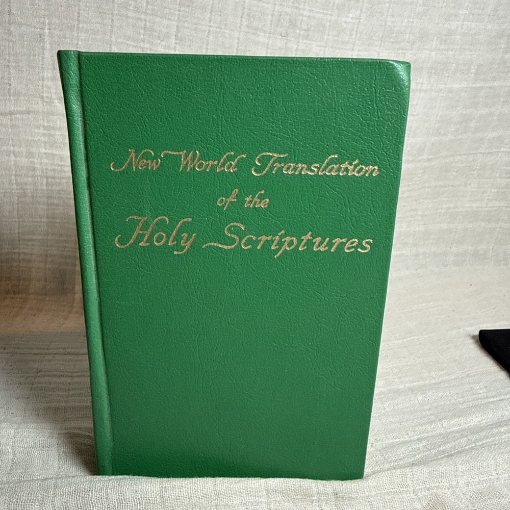 New World Translation Holy Scriptures Green Bible Jehovahs Witnesses 1961 1970